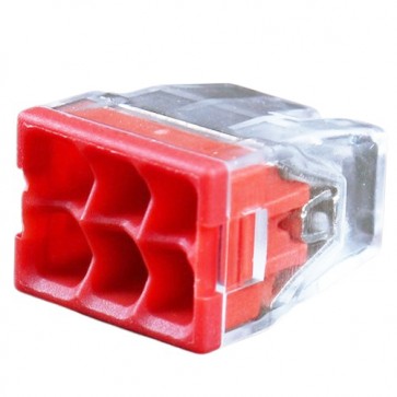 Universali laidų jungtis, 6x 0.5-2.5mm², 24A, 450V, 100vnt.
