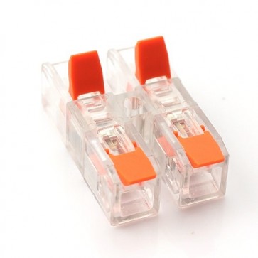Universali užspaudžiama laidų jungtis, tiesi 2-2, 0.2-4.0mm², 32A, 450V, 20vnt.