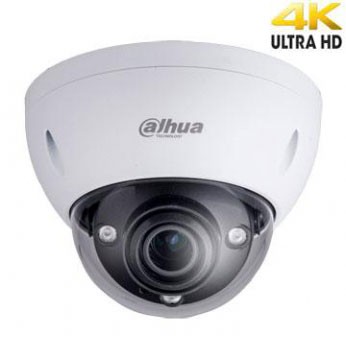 4K IP kamera kupolinė 12M, IR iki 50m.,1/1.7” 4.1~16.4mm, 12MP 20fps, IP67, IK10, IVS, DWDR, SSA