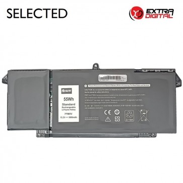 Nešiojamo kompiuterio baterija DELL 7FMXV, 3600mAh, Extra Digital Selected
