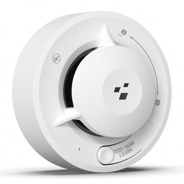 TUYA bevielis fotoelektrinis dūmų detektorius Wi-Fi