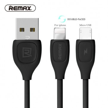 Kab. REMAX Lesu  USB > Micro USB/Lightning 2m.