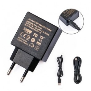 Universalus 5.35V/2A USB + 2.5x.07 + microUSB