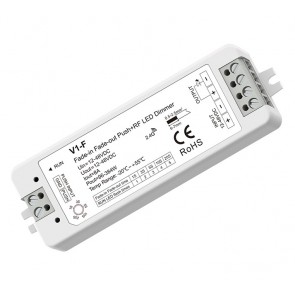V1-F nuolatinės įtampos valdiklis, 12-48V, 1x 8A, Push-Dimm